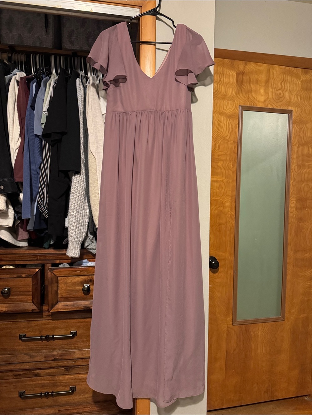 Birdy Grey Mauve Maxi Bridesmaid Dress